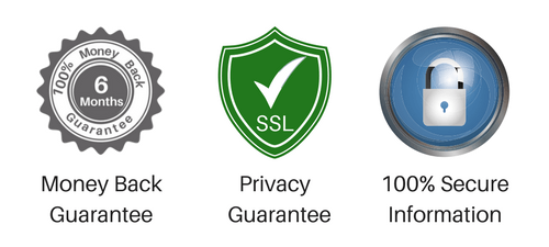 Money Back Guarantee | Privacy Guarantee | 100% Secure Information